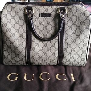 🔥 Vintage Authentic Gucci Boston Joy Bag. Brown.